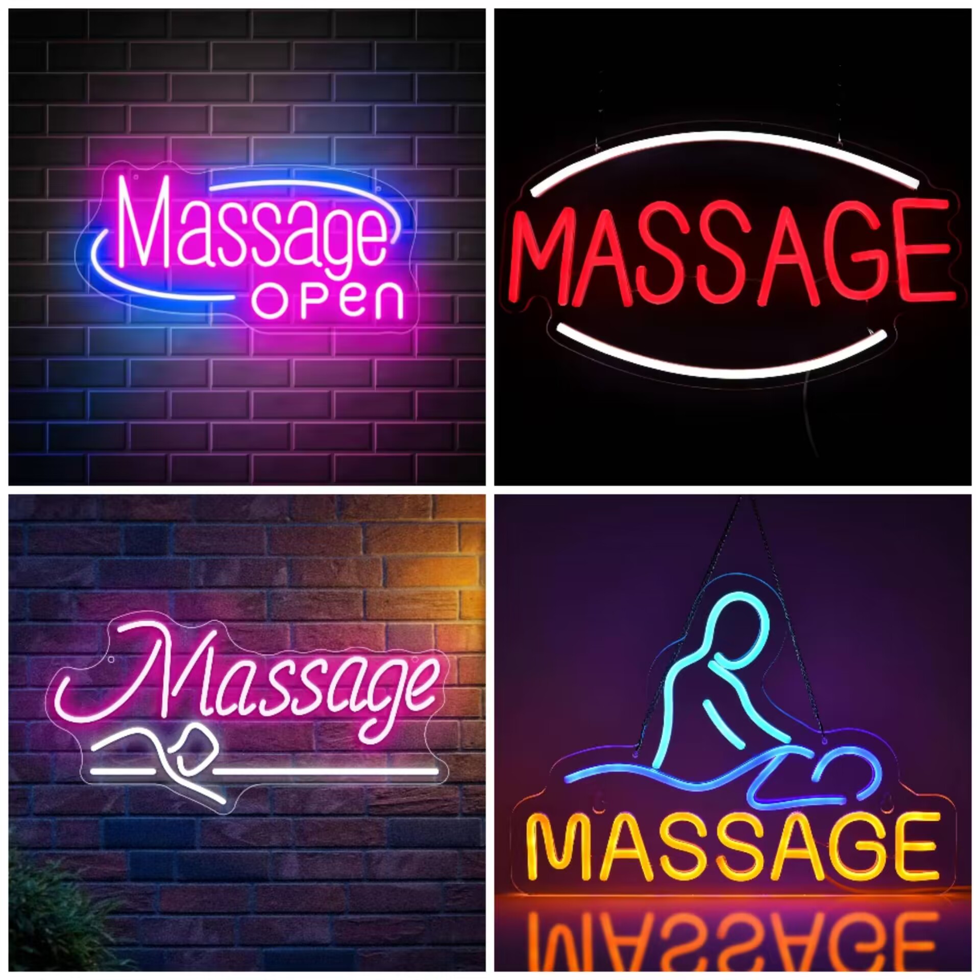 لافتة نيون LED قابلة للتعتيم ب - مراجعة Wellness Spa And Salon وسعره