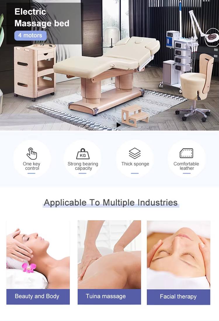 سرير تدليك كهربائي بقاعدة خشبي - مراجعة Wellness Spa And Salon وسعره