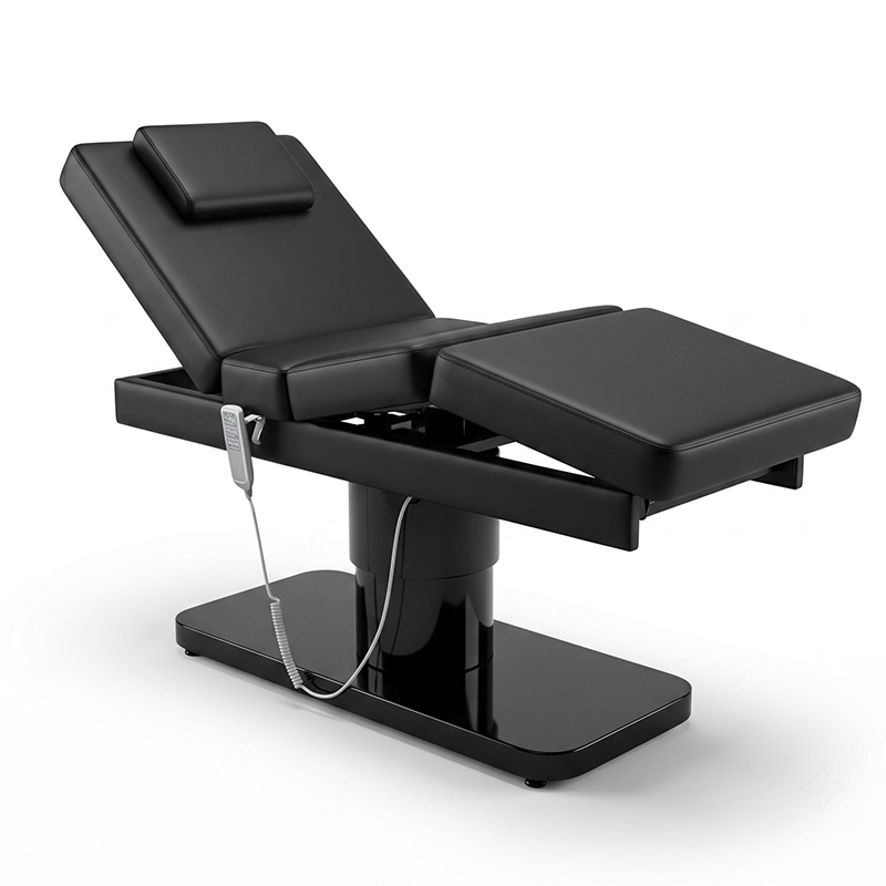 سرير تدليك أسود بسيط بثلاثة مح - مراجعة Wellness Spa And Salon وسعره
