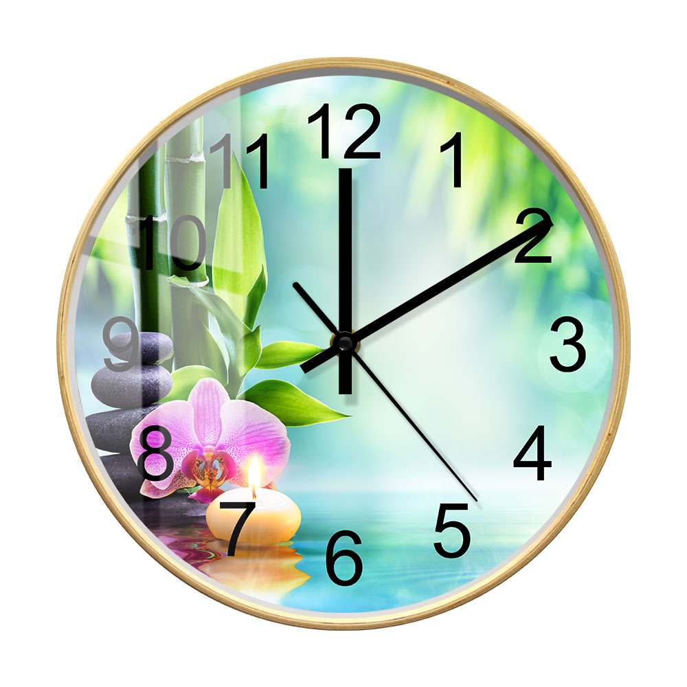 ساعة حائط صامتة من أحجار زن عل - مراجعة Wellness Spa And Salon وسعره