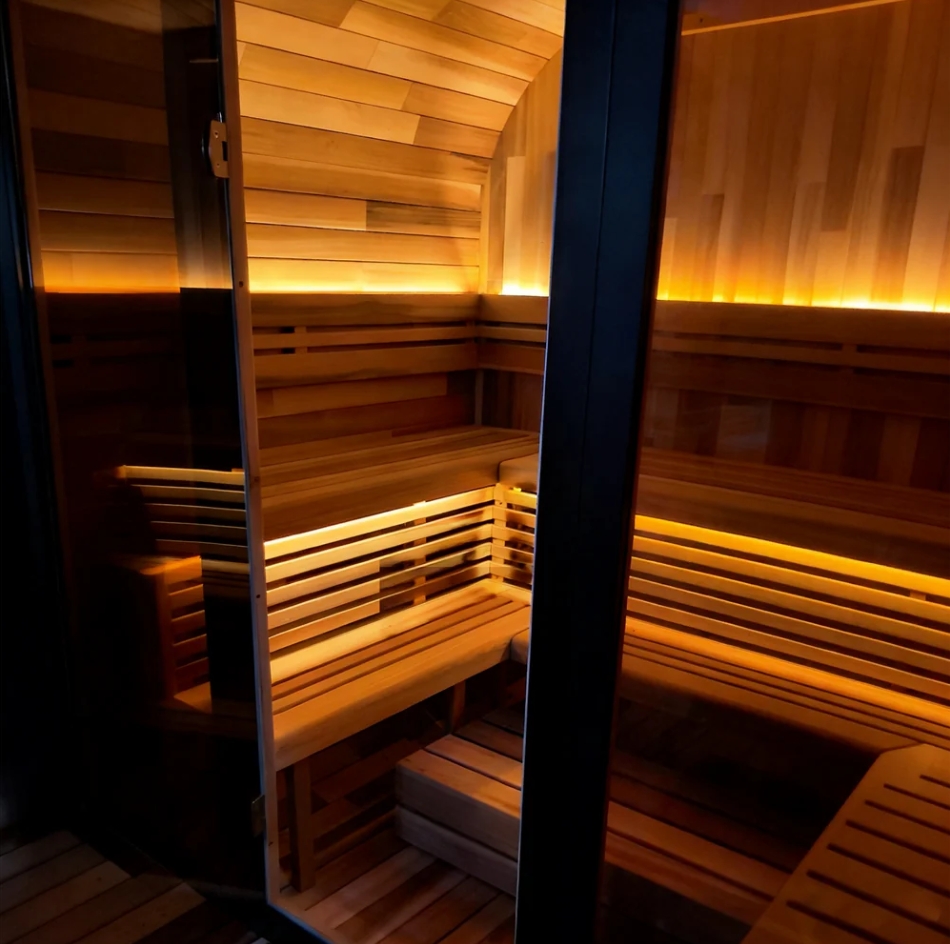 غرفة ساونا جافة حديثة عالية ال - مراجعة Spa Wellness Luxury وسعره